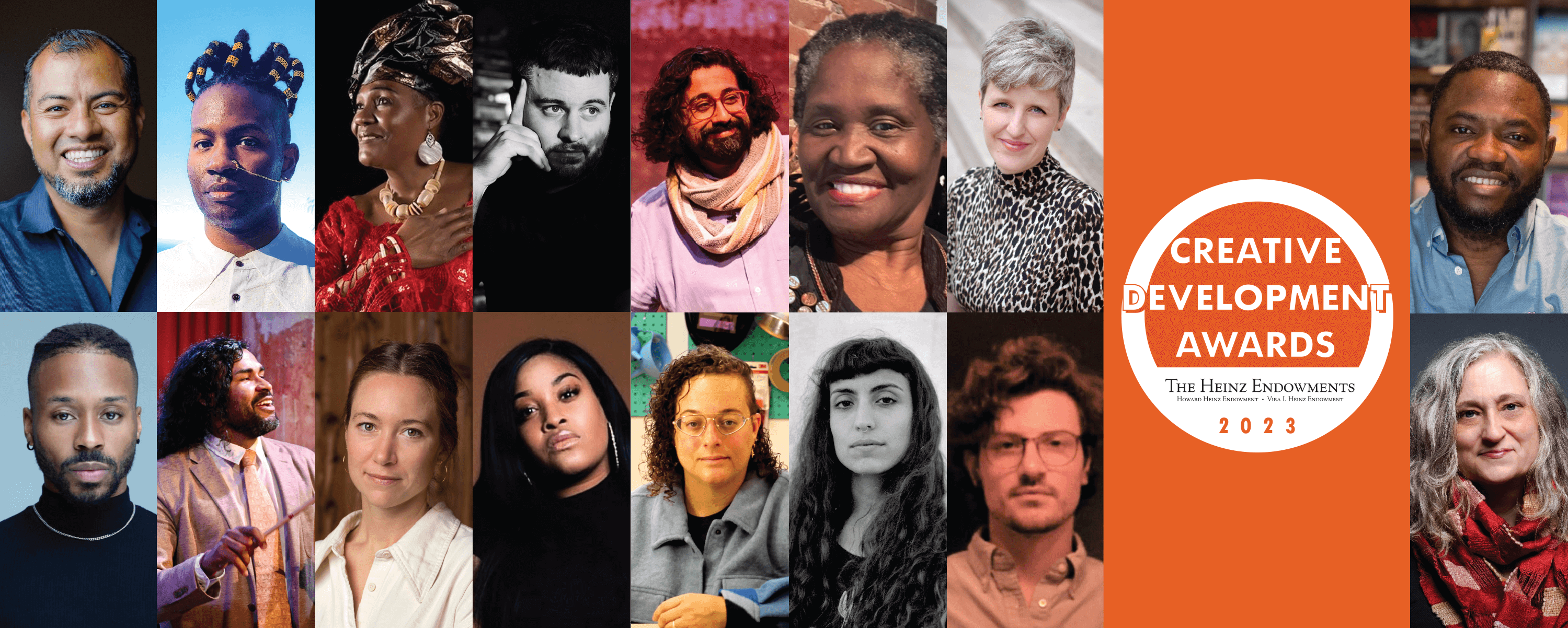 Collage of Creative Development Awardees